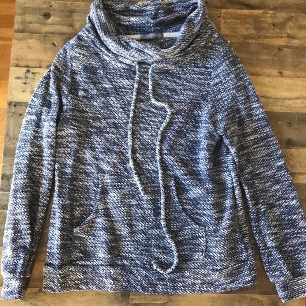 Loveappela Cowlneck Drawstring Sweater